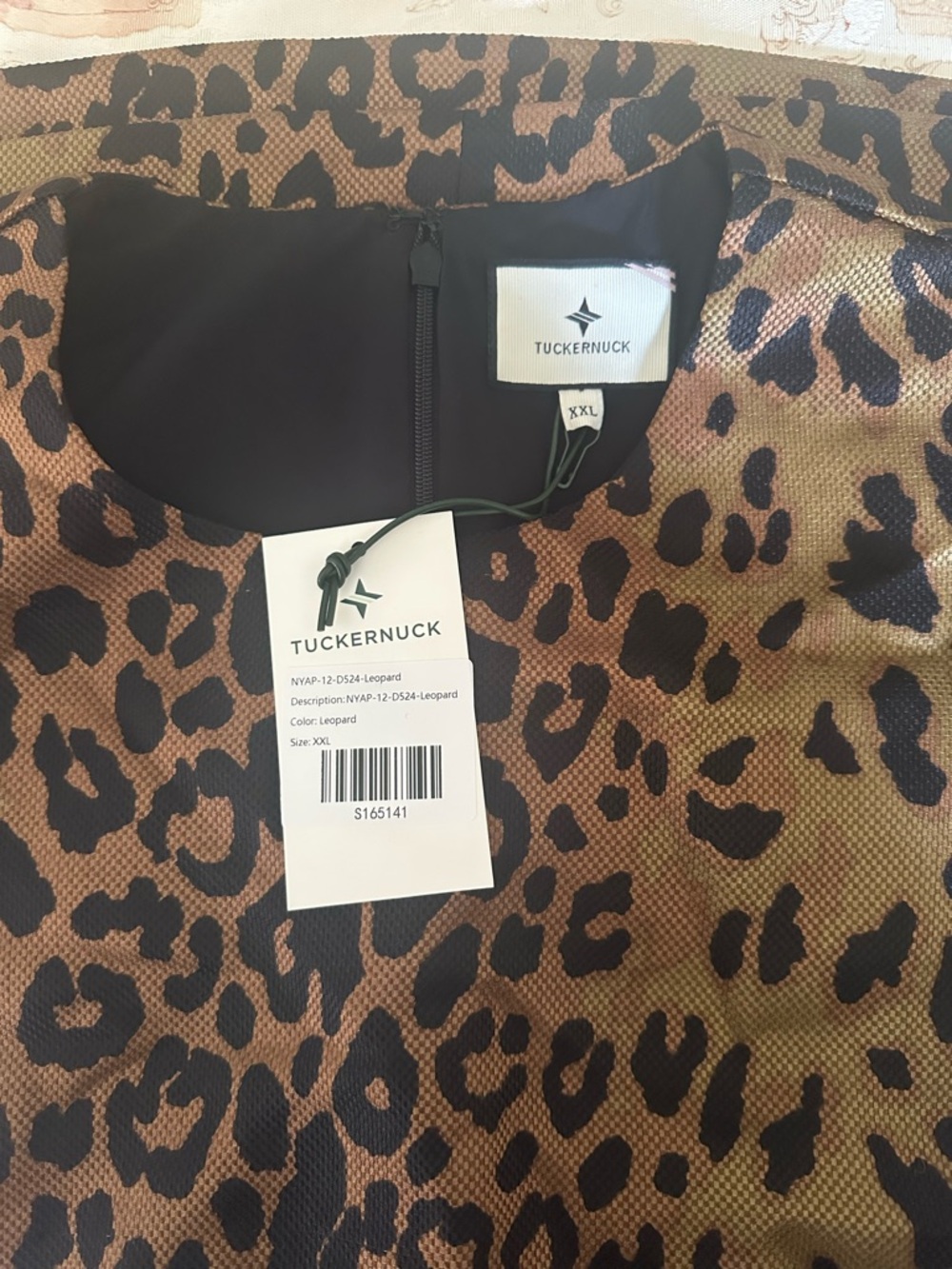 Tuckernuck Sleeveless Leopard-Print Shift Dress in Brown and Black - Picture 3 of 4